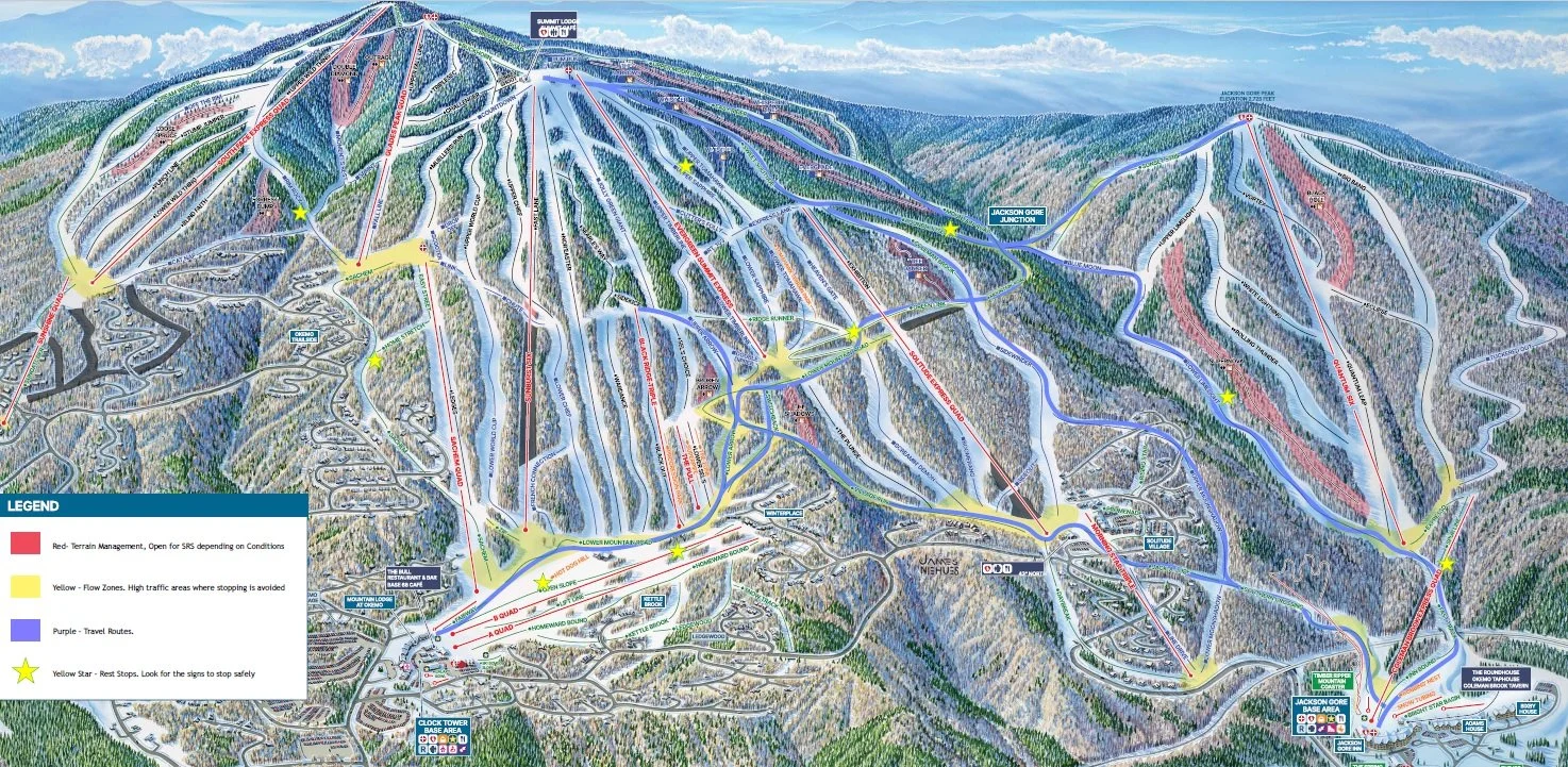 Terrain Map & Routes — Okemo Ski + Ride School Pros